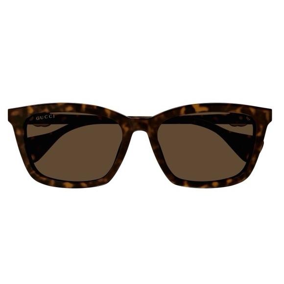 NEW GUCCI SQUARE SUNGLASSES GUCCI GG1596SK 003 HAVANA BROWN EYEWEAR - Picture 2 of 3